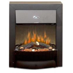 kamin-Real-flame-Clement-black